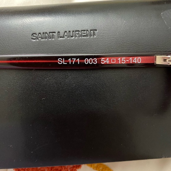 SAINT LAURENT SL 171 RED EYEGLASS FRAMES - Picture 3 of 3